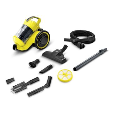 Aspirateur Sans Sac VC3 Plus 1100W Jaune-Noir KARCHER