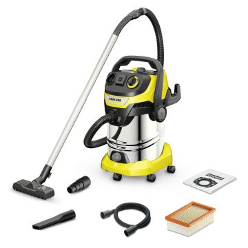 Aspirateur Eau et Poussière WD6 PSV 1300W Jaune-Noir KARCHER