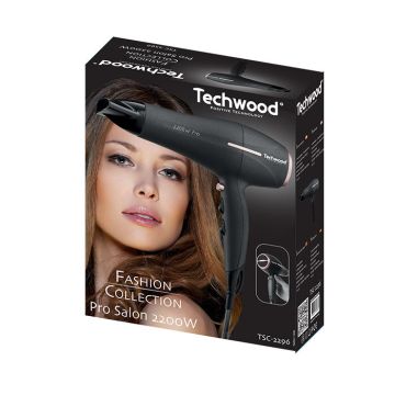 Sèche Cheveux TSC-2296 2200W Noir TECHWOOD