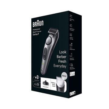 Tondeuse à Barbe et Cheveux BT7420 Rechargeable Gris BRAUN