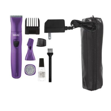 Kit Tondeuse Rechargeable 9865-116 Bikini et Visage Mauve WAHL