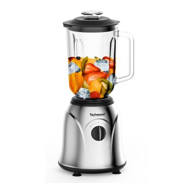 Blender Bol En Verre TLBI-1060 1000W Inox TECHWOOD