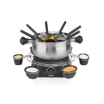 Appareil à Fondue Electrique FO-1109 1400W Noir-Inox TRISTAR