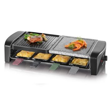 Appareil à Raclette Grill RG9645 1400W Noir SEVERIN