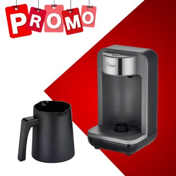 Machine à Café Turc Automatique KIWI KCM-7570 250ml - Noir