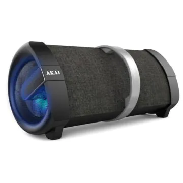 Haut Parleur AKAI ABTSV1 Boombox Stéréo Radio FM - Noir