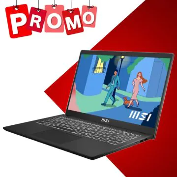 Pc Portable MSI Modern 15 B13M i5 13è Gén 16Go 512Go SSD - Noir