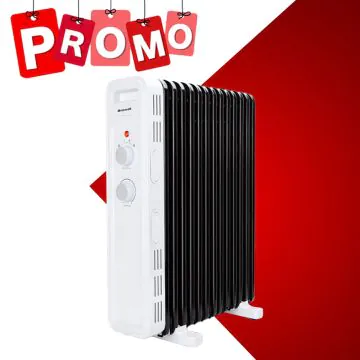 Radiateur Bain d'Huile BRANDT RBH11BBW 11 Éléments 2500W