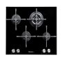 Plaque de Cuisson 4 Feux Gaz 60Cm SOFT.60 Vitro Thermocouple Noir FOCUS thumbnail