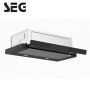 Hotte Télescopique Coulissante SEG 60cm - Noir & Filtre Charbon  thumbnail