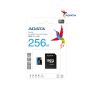 Carte Mémoire ADATA 256GB  Micro SDXC Class 10 Avec Adaptateur Noir thumbnail