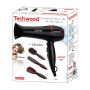 Sèche-Cheveux TCO-6075 2200W Noir TECHWOOD + 3 Brosses Gratuites  thumbnail