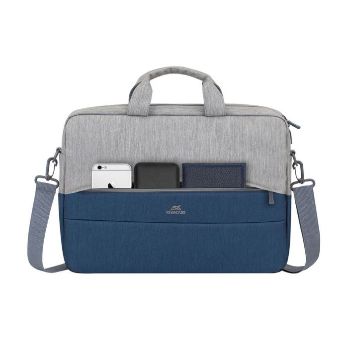 Sacoche  RIVACASE 7532  Pour PC Portable 15.6 Gris/Bleu