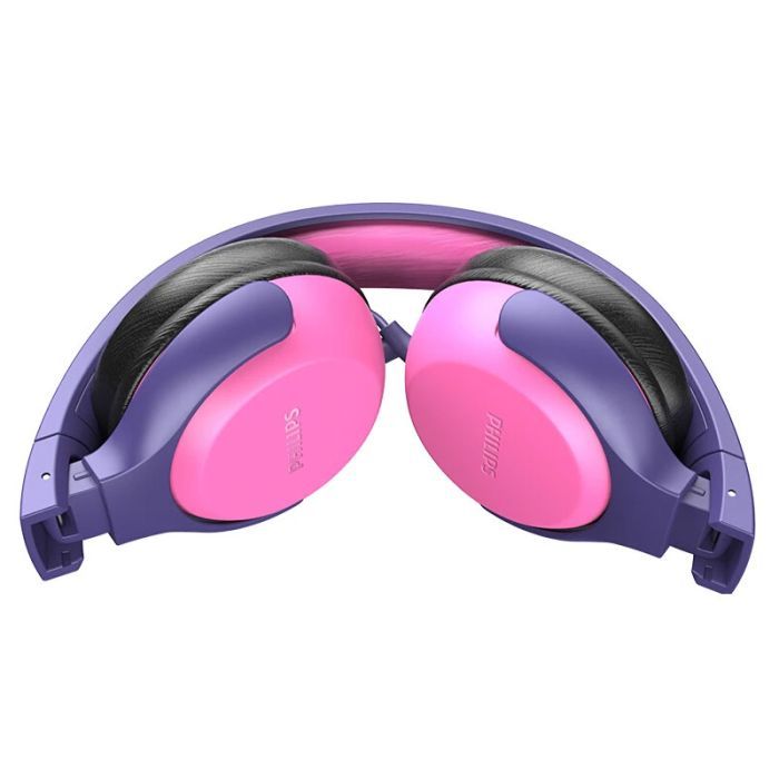 Casque Filaire PHILIPS TAKH101PK-00 avec Micro Pour Enfant  Rose&Violet