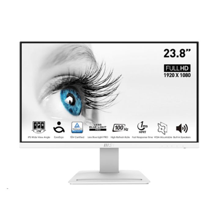 Ecran MSI PRO MP243XW 23.8'' Full HD IPS 100 Hz Blanc