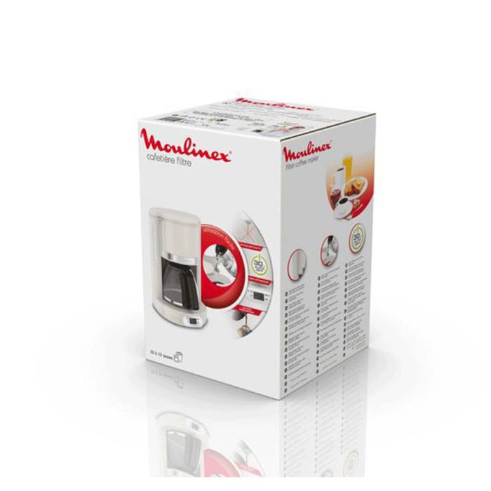 Machine à Café Filtre FG381A10 1000W Blanc MOULINEX